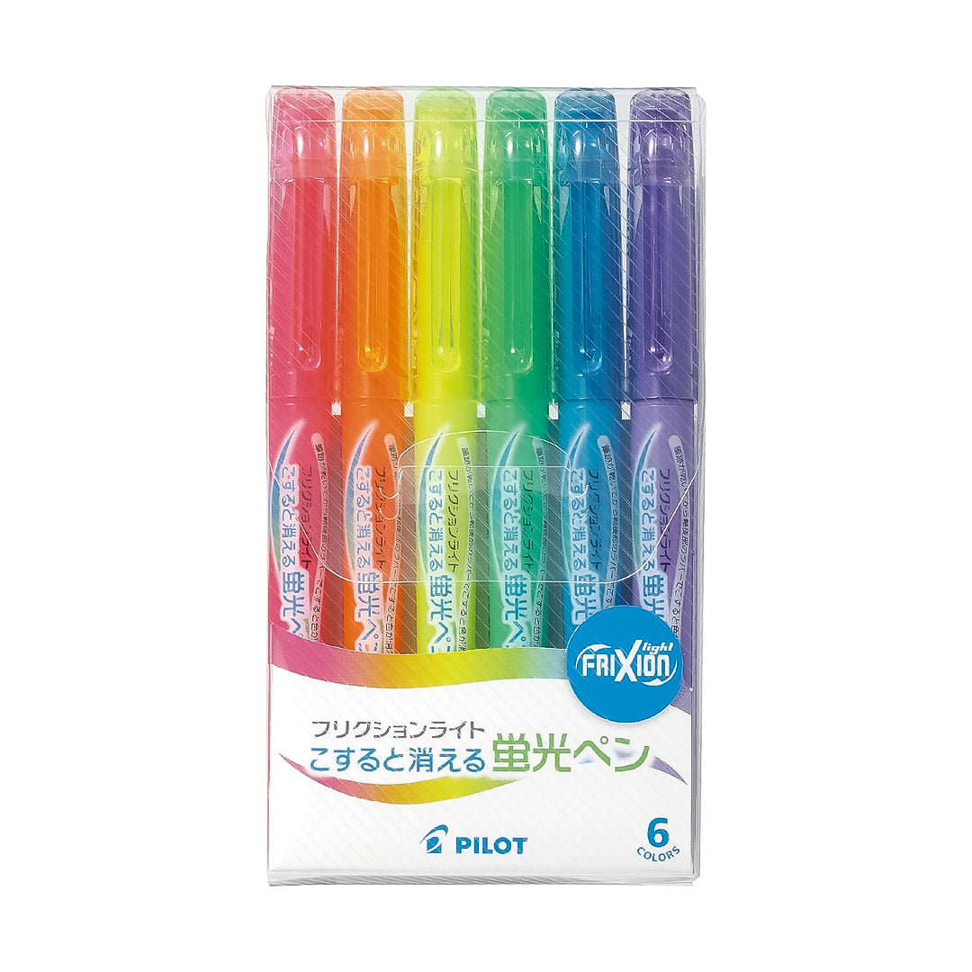 Pilot Frixion Highlighter 6 Color Set