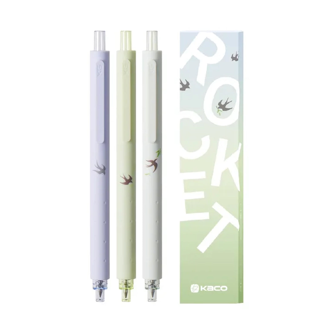 Kaco Rocket Swallow 0.5mm Gel Pen Set