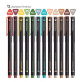 Chameleon Fineliners 12 pack Designer Colors