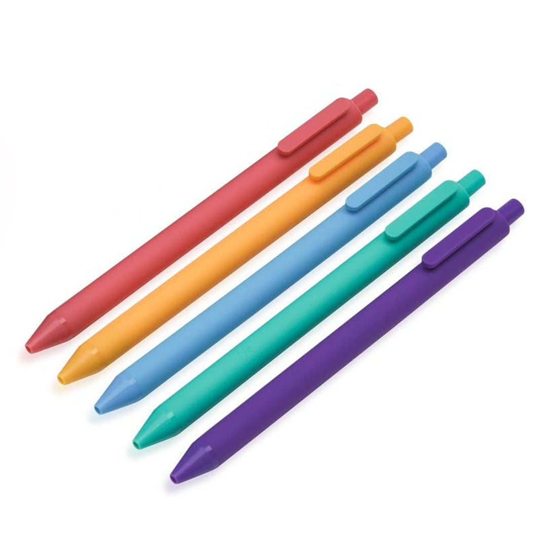 Kaco Pure Macaron Gel Pens - Set of 5 - Assorted Colours