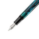 Pelikan Classic M205 Petrol Marbled Fountain Pen (Special Edition)