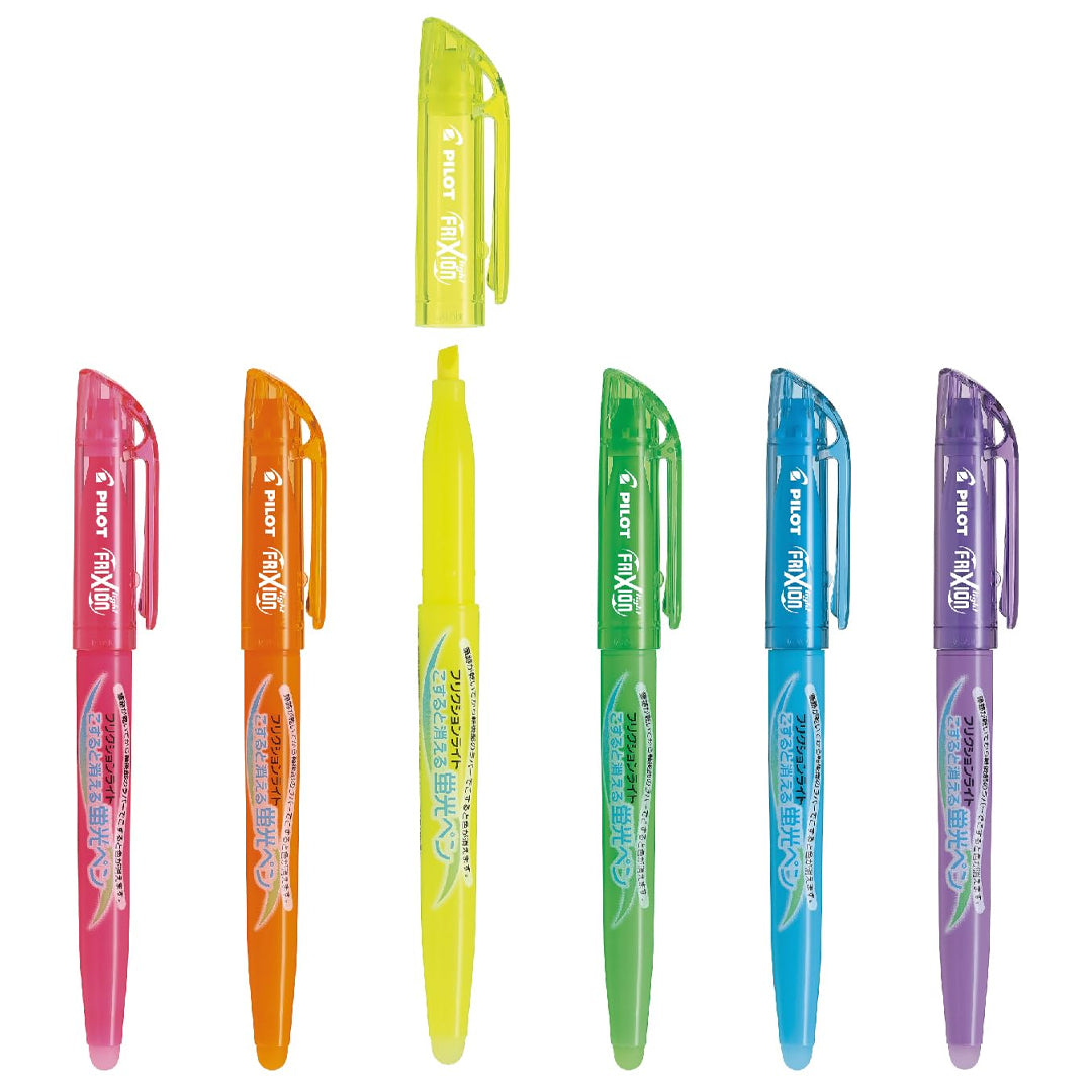 Pilot Frixion Highlighter 6 Color Set