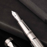 Pelikan Majesty M7005 Silver/Black Fountain Pen