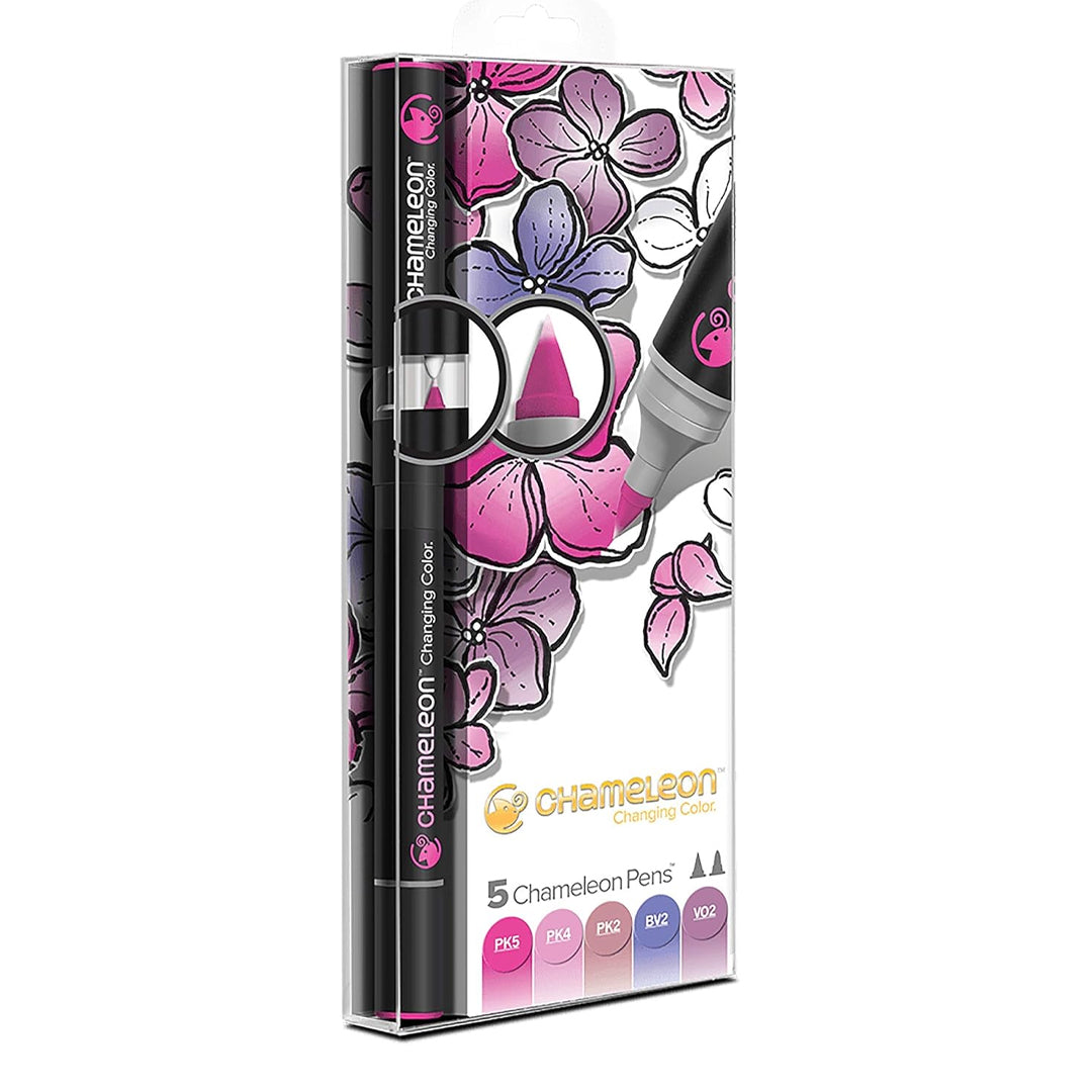 Chameleon Dual Tip Brush Pen Set- Pack of 5