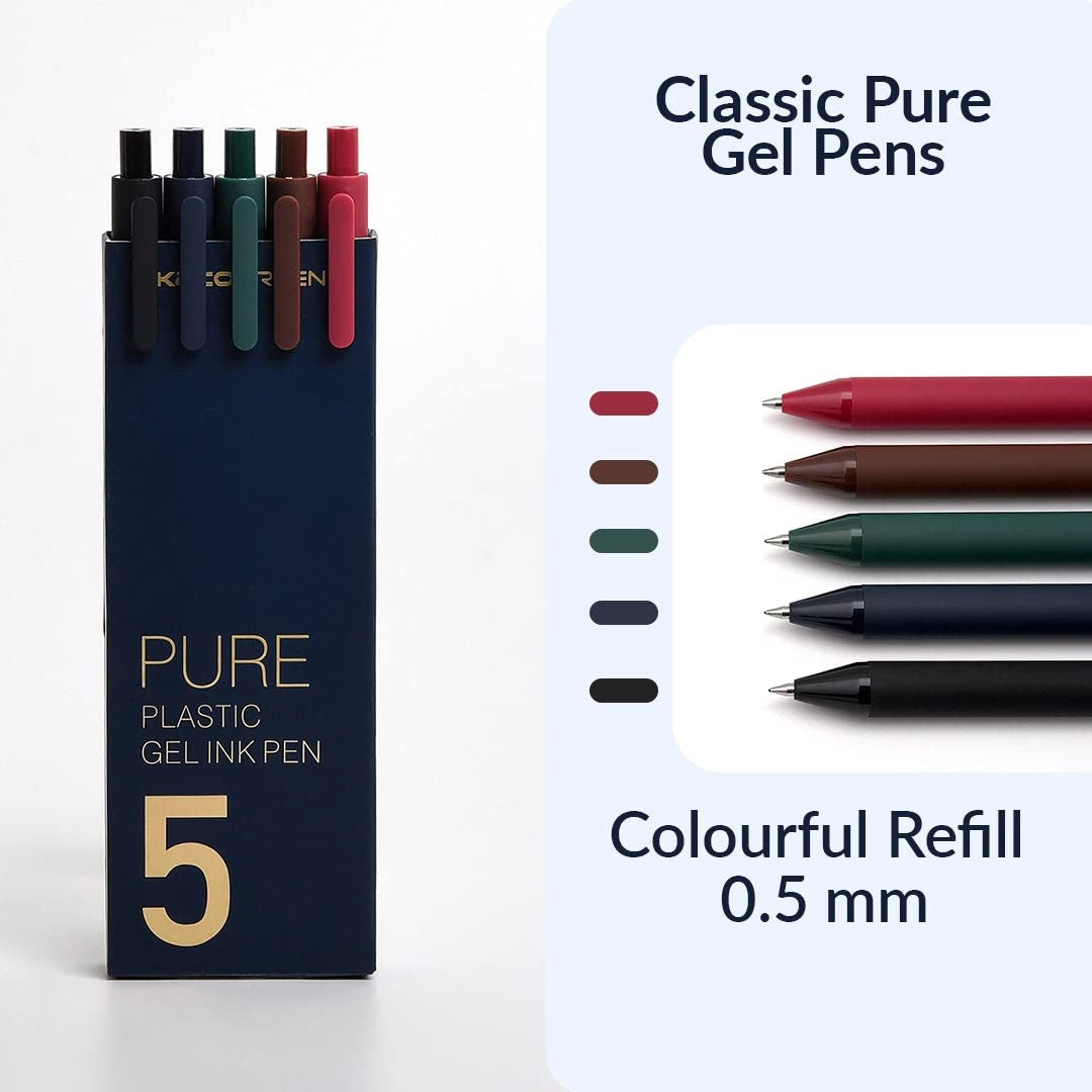 Kaco Pure Macaron 0.5mm Gel Pen Set