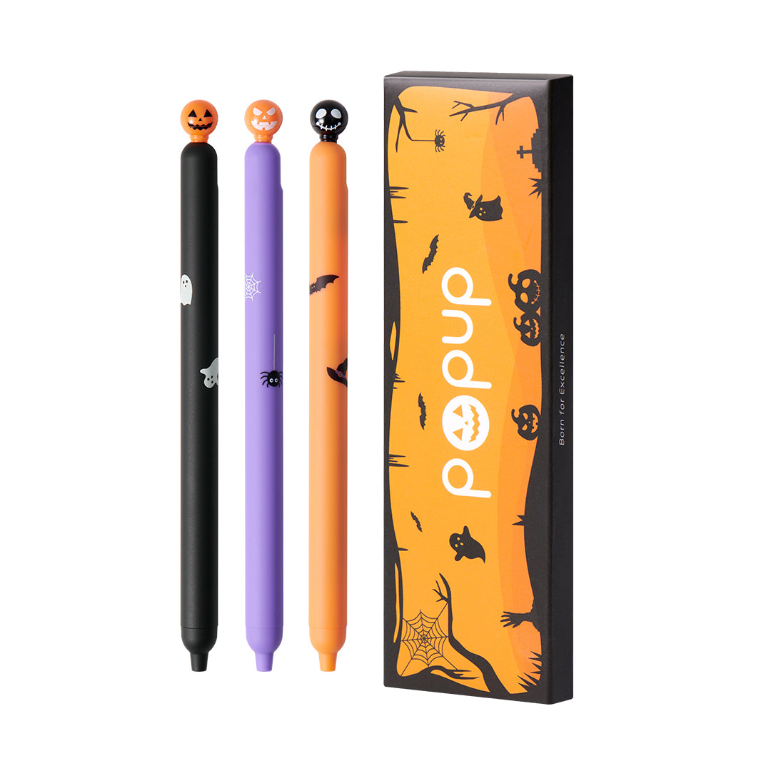 Kaco Popup Halloween Gel Ink pen -3pc/set