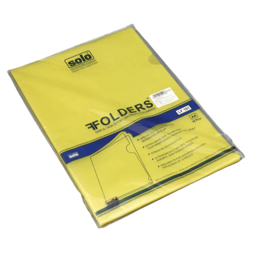 Solo A4 Clear Folder Set