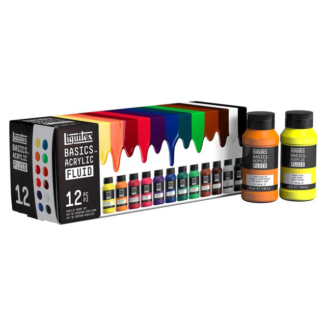 Liquitex Basics Fluid Acrylic Set