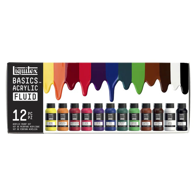 Liquitex Basics Fluid Acrylic Set