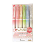 Pilot Frixion Highlighter 6 Color Set