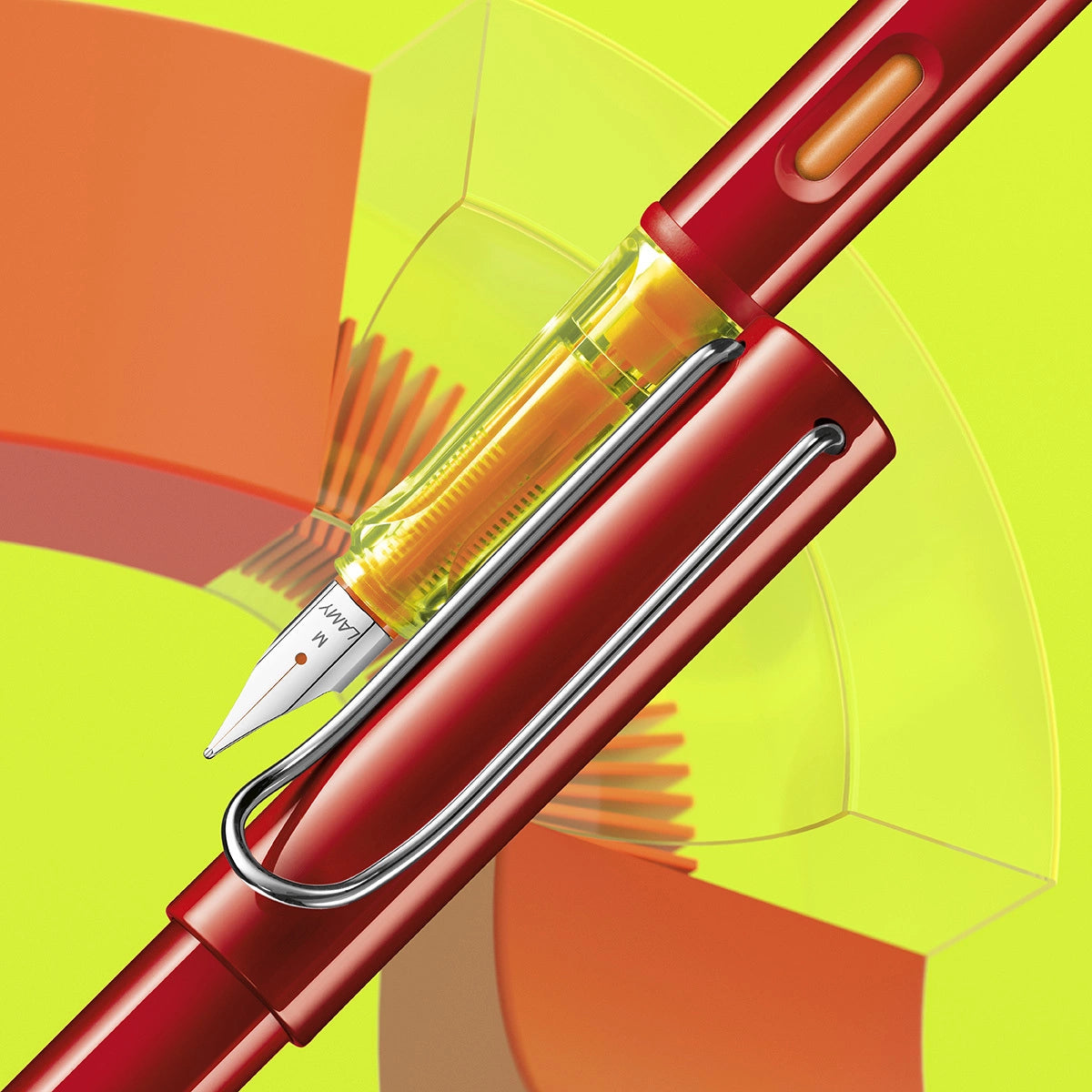 Lamy AL-star Special Edition Glossy Red Fountain Pen Set with Notebook