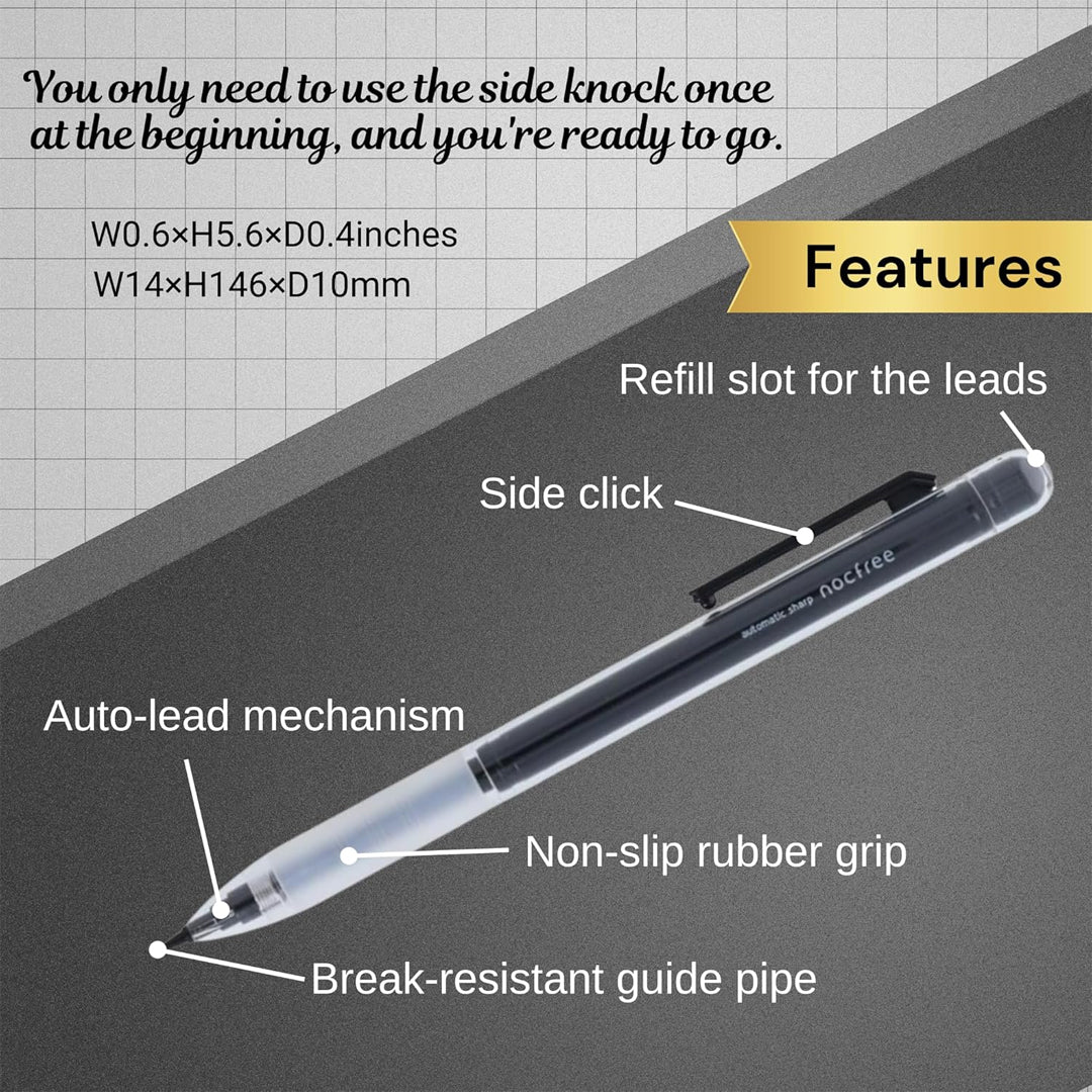 Sun Star Automatic Sharp Nocfree 0.5mm Mechanical Pencil