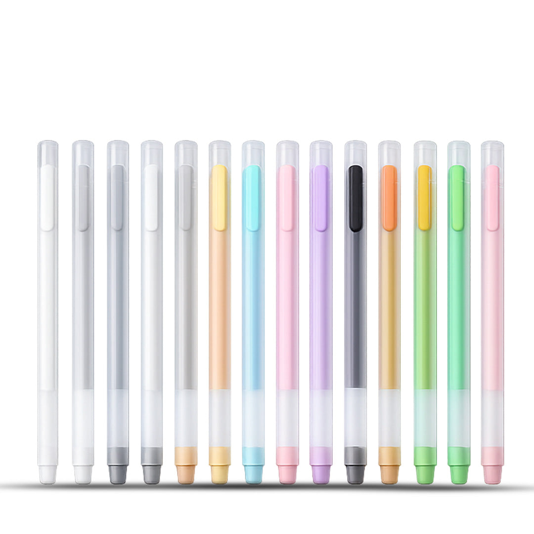 Kaco Base 12 Mix Color Gel Pen Set