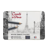 Conte a Paris Assorted Graphite Pencil Drawing - Set of 12