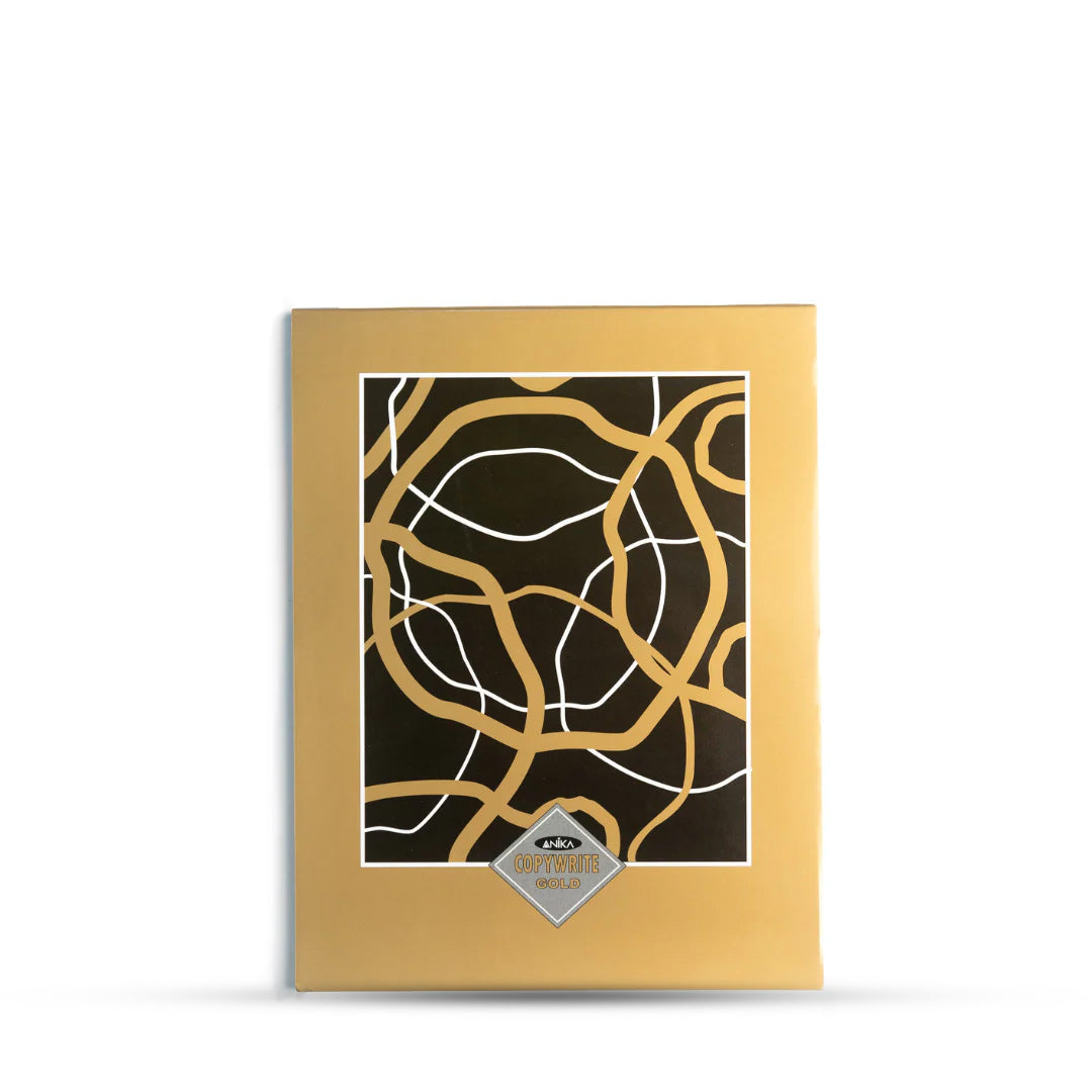 Anika Copywrite Gold Notepad