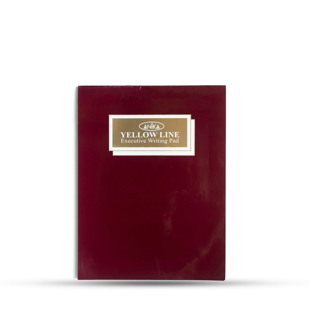 Anika Yellow Line Executive Notepad