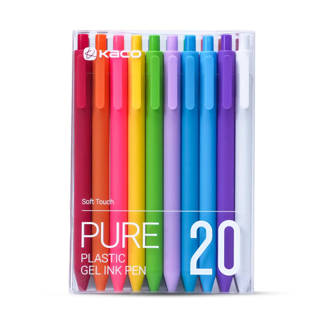 Kaco Pure Assorted 0.5mm Gel Pen Set