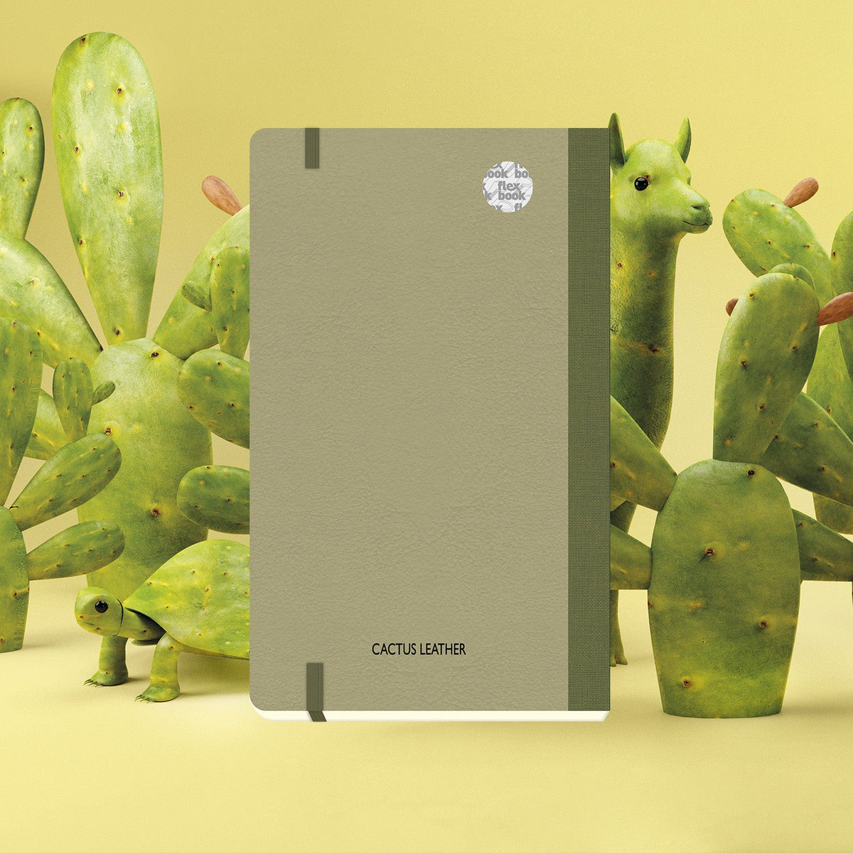 Flexbook A5 Size Ruled Eco Notebook 192 Pages - Desert Sand Cactus