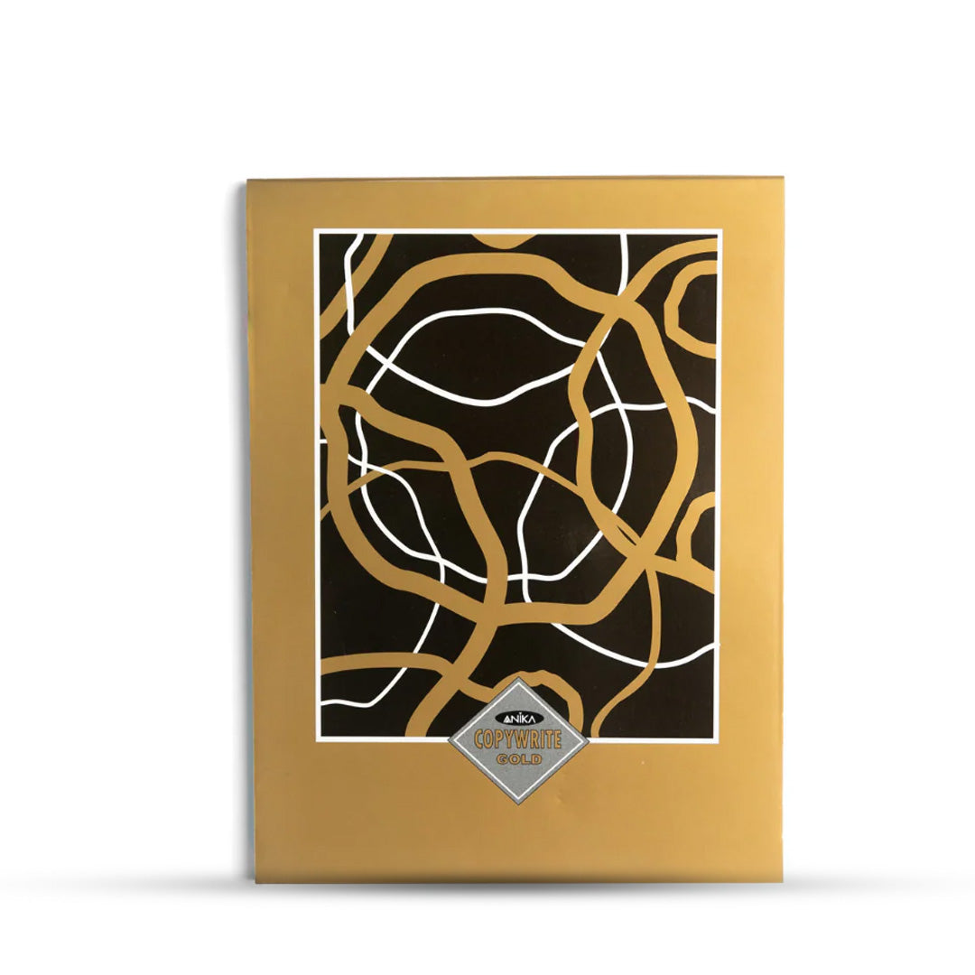 Anika Copywrite Gold Notepad
