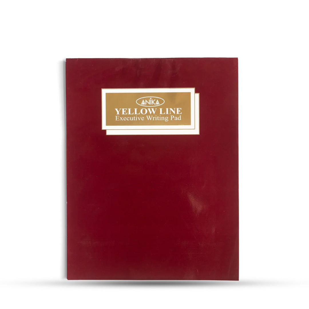 Anika Yellow Line Executive Notepad