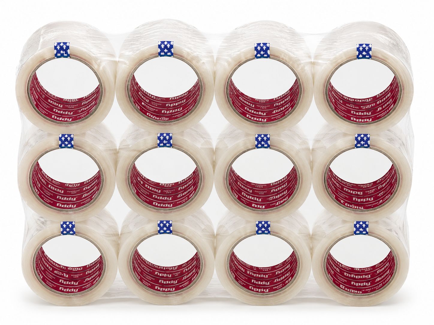Oddy Self Adhesive Packing Tape-Pack of 12