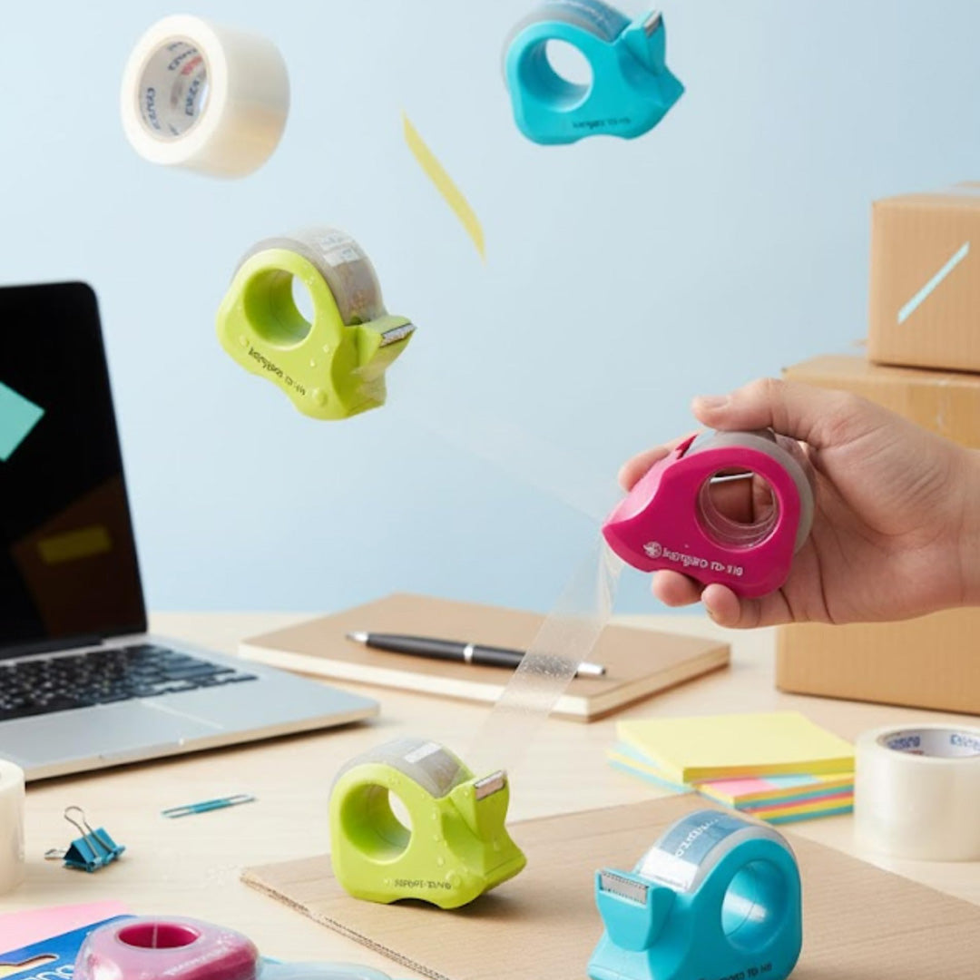 Kangaro Handy & Smart Crystal Clear Tape Dispenser