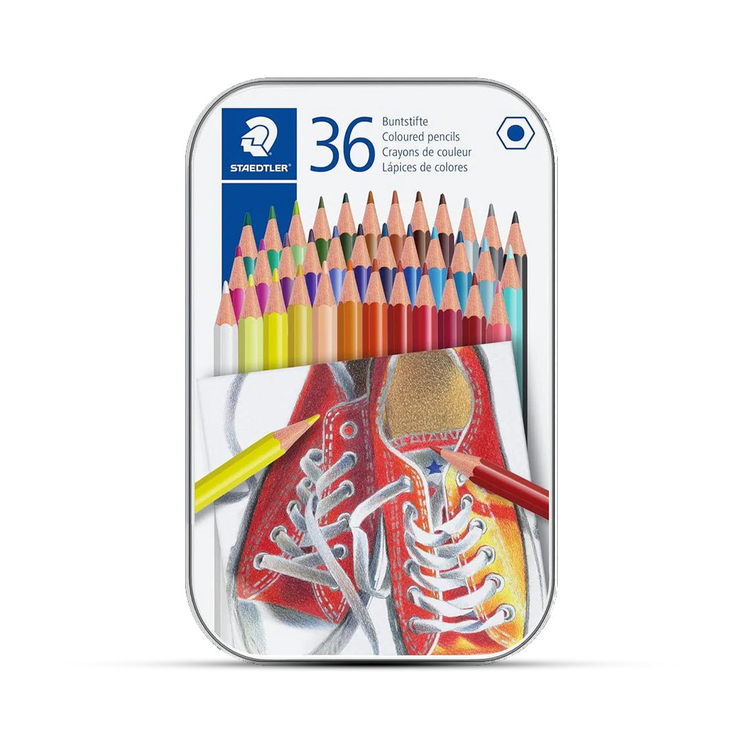 Staedtler Coloured Pencil with Metal Box