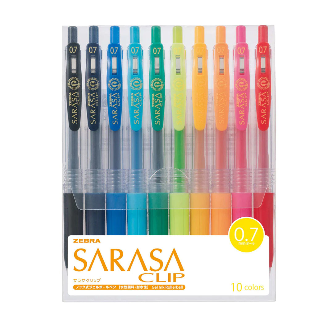 Zebra Sarasa Clip Gel pen 0.7mm- Pack of 3