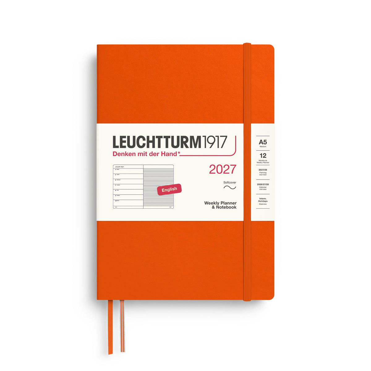 Leuchtturm1917 2027 A5 Softcover Weekly Planner