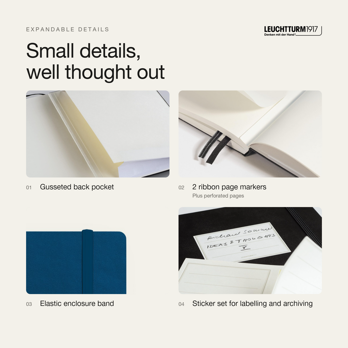 Leuchtturm1917 2027 Weekly Planner & Notebook Softcover (B6+) - Indigo