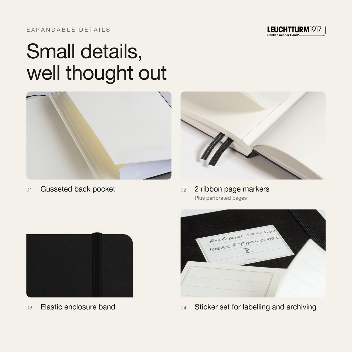 Leuchtturm1917 2027 Black Weekly Planner