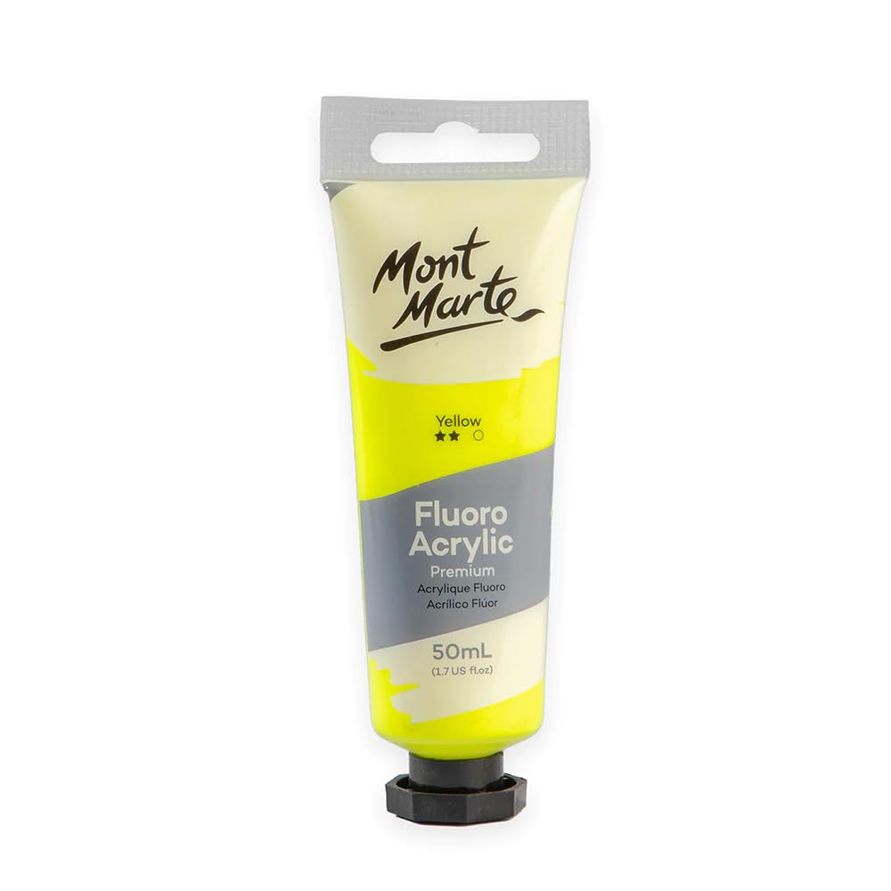 Mont Marte Fluoro Acrylic Paint- 50ml
