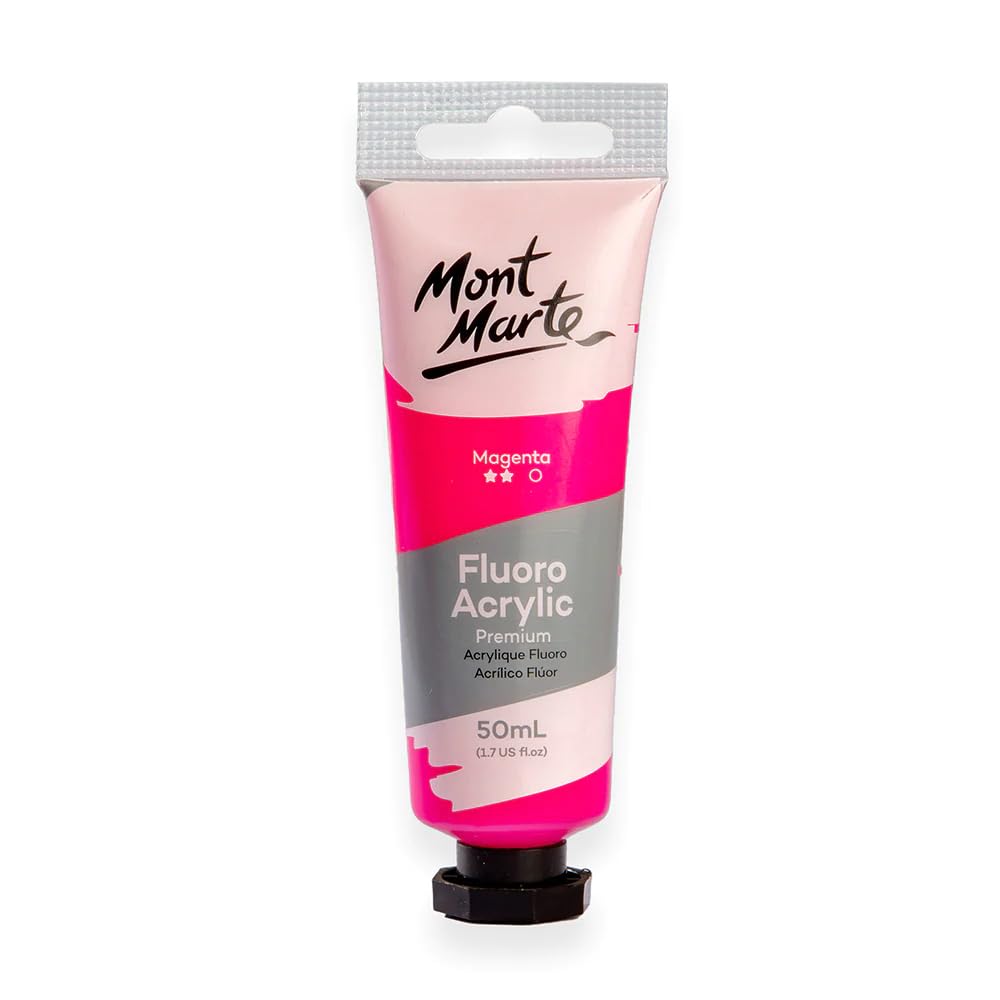 Mont Marte Fluoro Acrylic Paint- 50ml