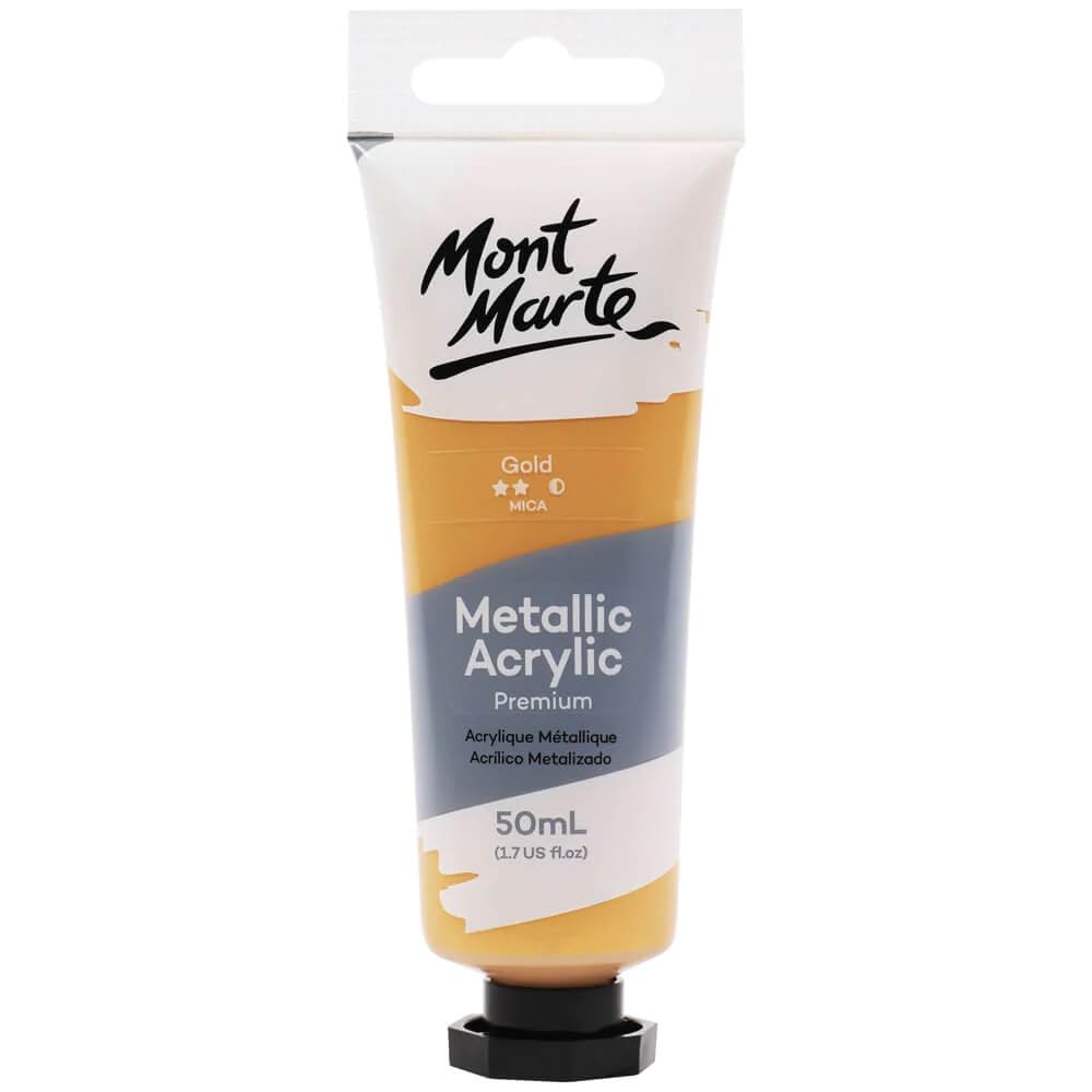 Mont Marte Metallic Acrylic Paint- 50ml