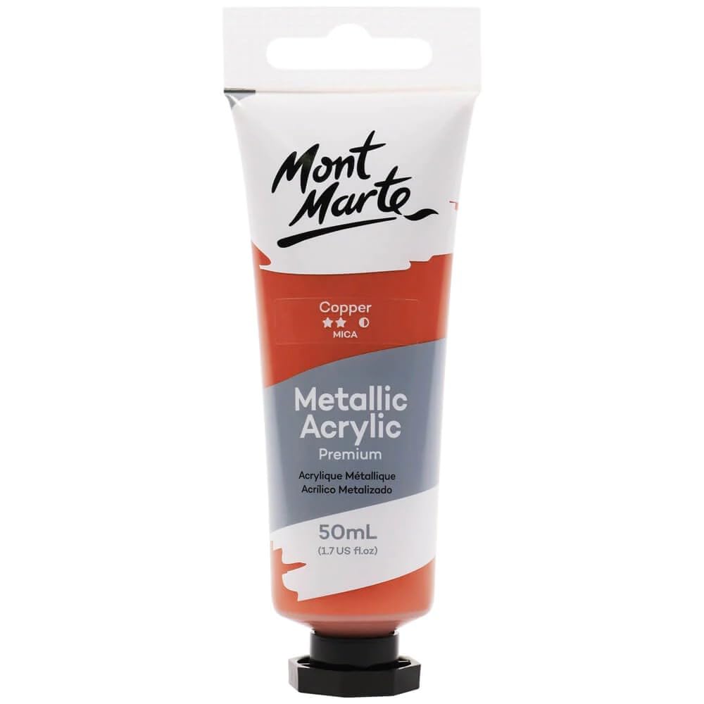 Mont Marte Metallic Acrylic Paint- 50ml