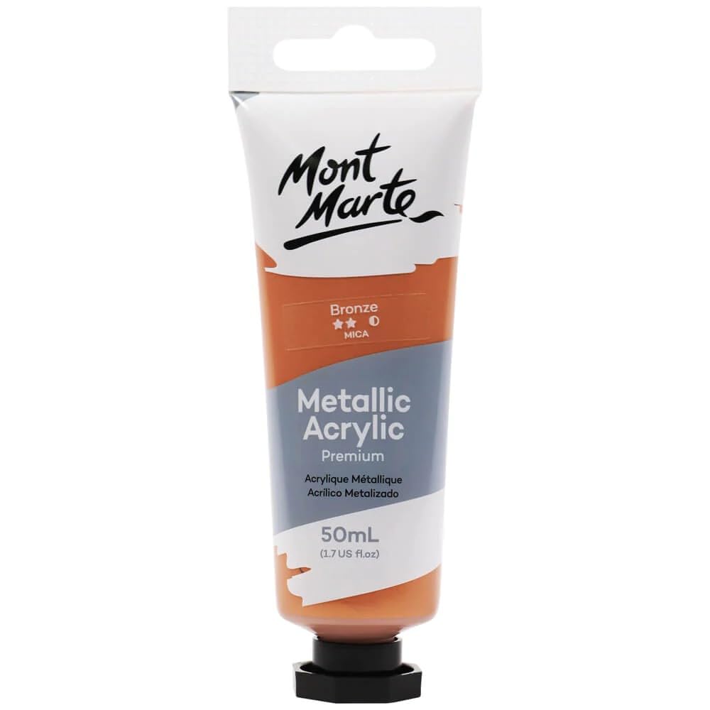 Mont Marte Metallic Acrylic Paint- 50ml