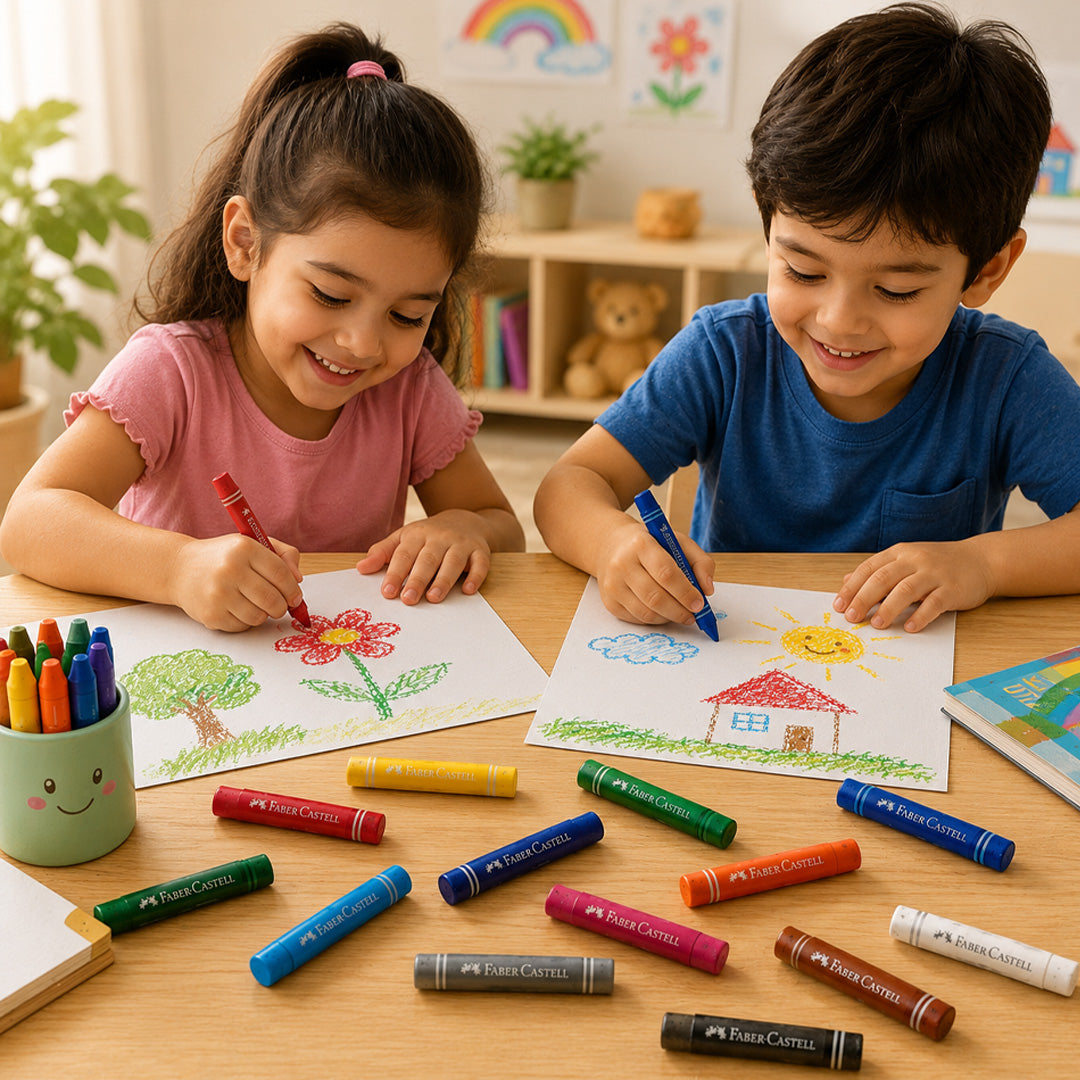 Faber castell Chunky Oil Pastel Colour Set