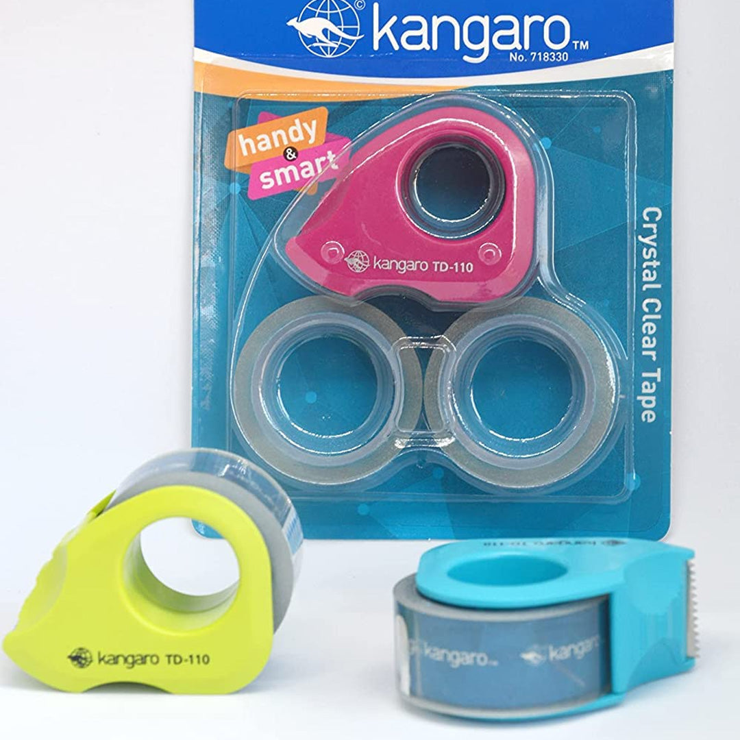 Kangaro Handy & Smart Crystal Clear Tape Dispenser