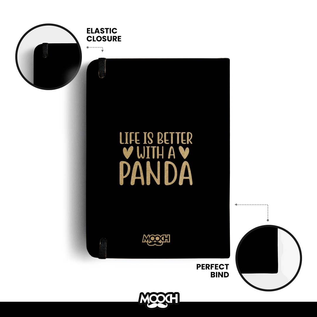 Mooch Seeking Panda A6 Plain Notebook