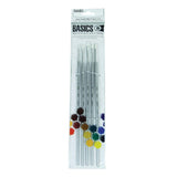 Liquitex Basics Paint Brush Long-Handle - Pack of 5