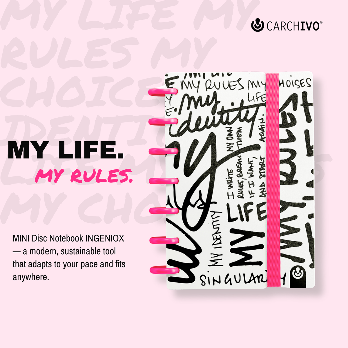 Carchivo Ingeniox My Life Mini Dotted Notebook