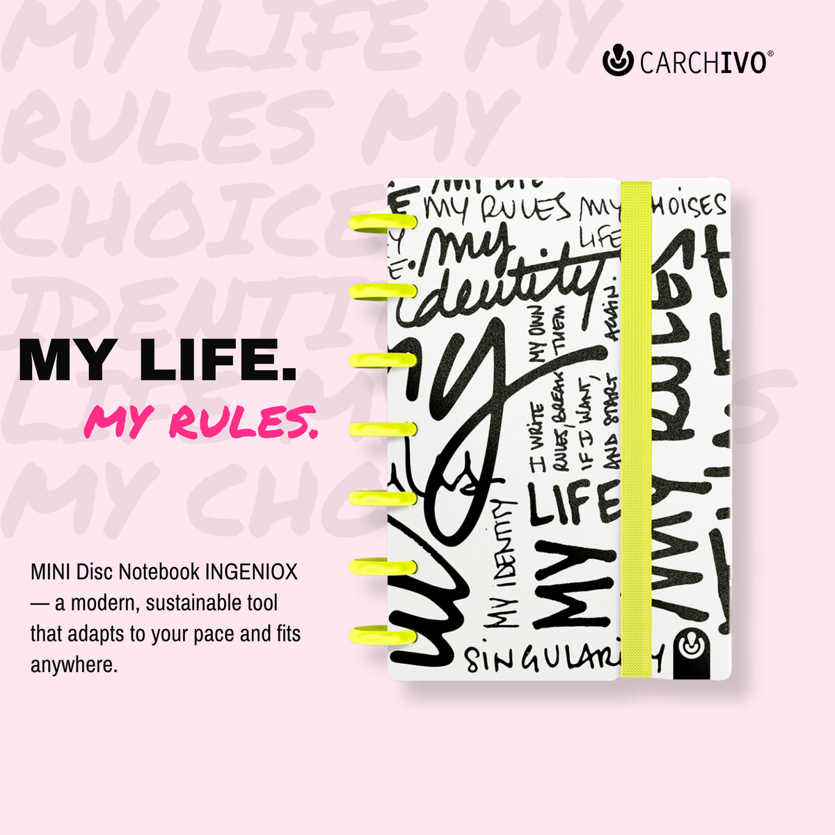 Carchivo Ingeniox My Life Mini Dotted Notebook