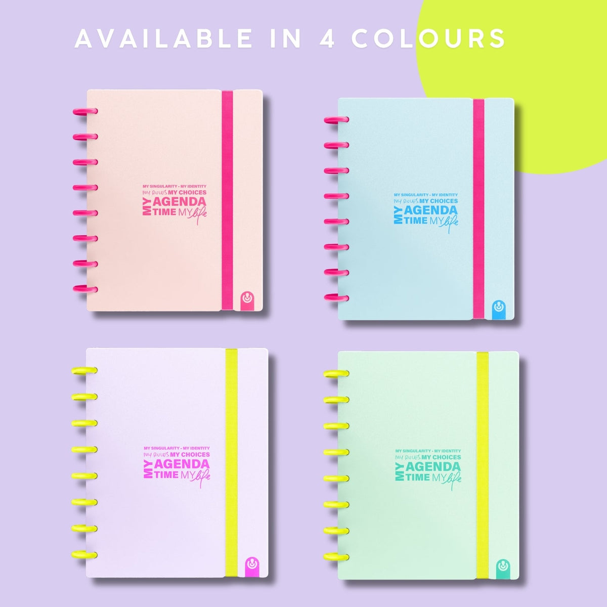 Carchivo Ingeniox Neon Pastel Undated Planner