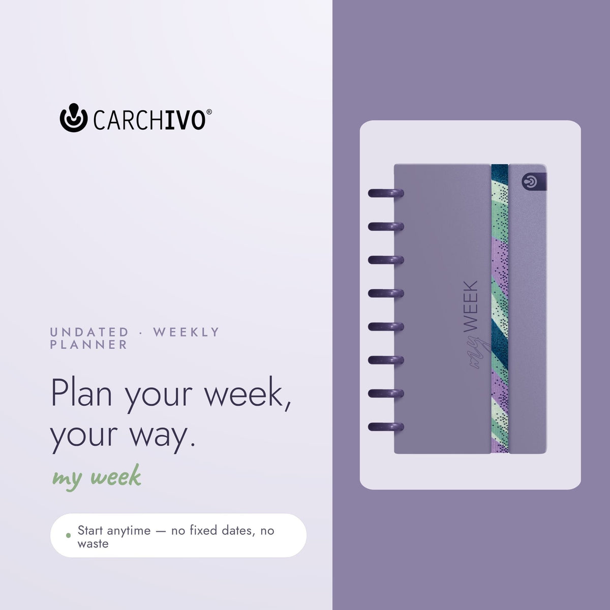 Carchivo Ingeniox My Week Planner & Checklist