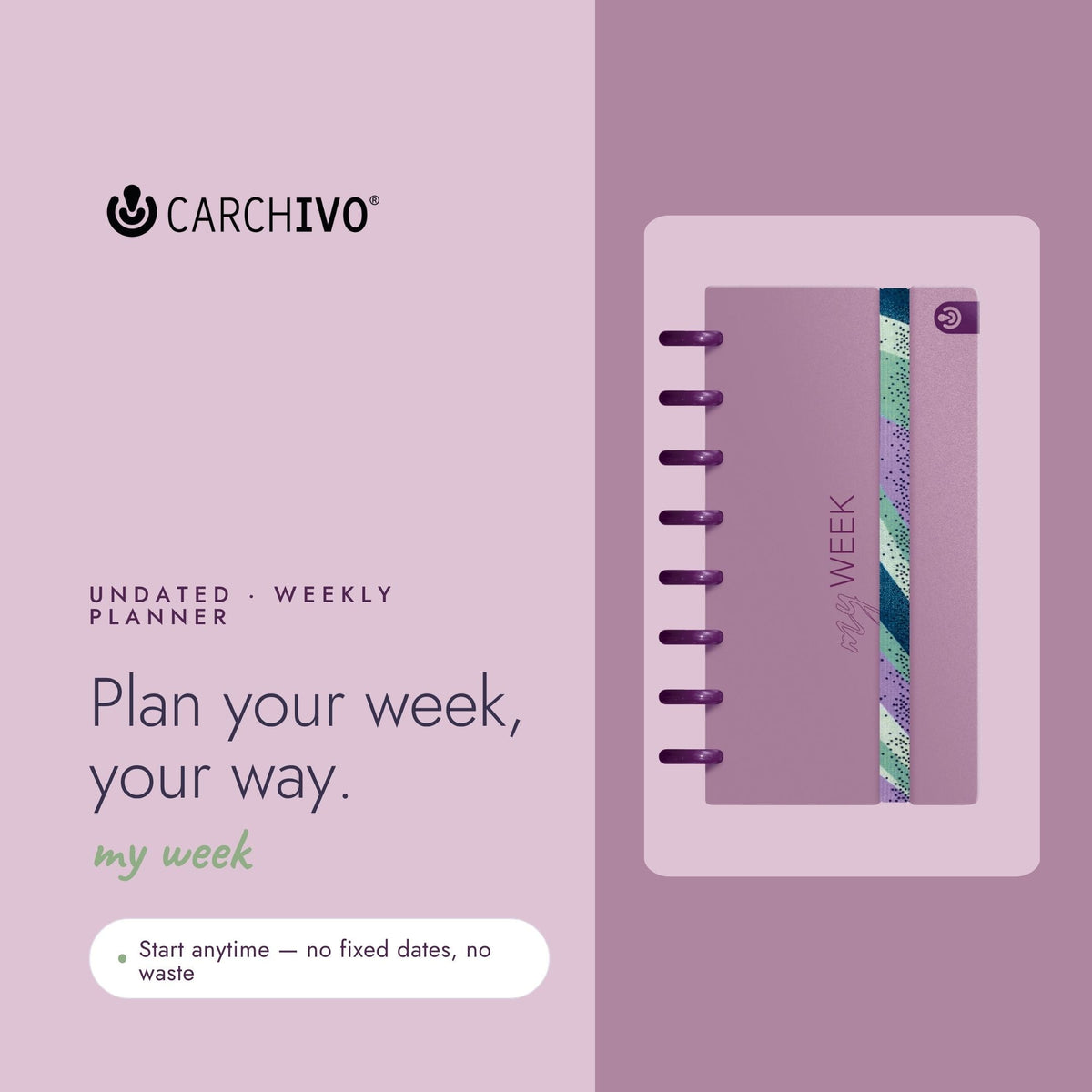 Carchivo Ingeniox My Week Planner & Checklist