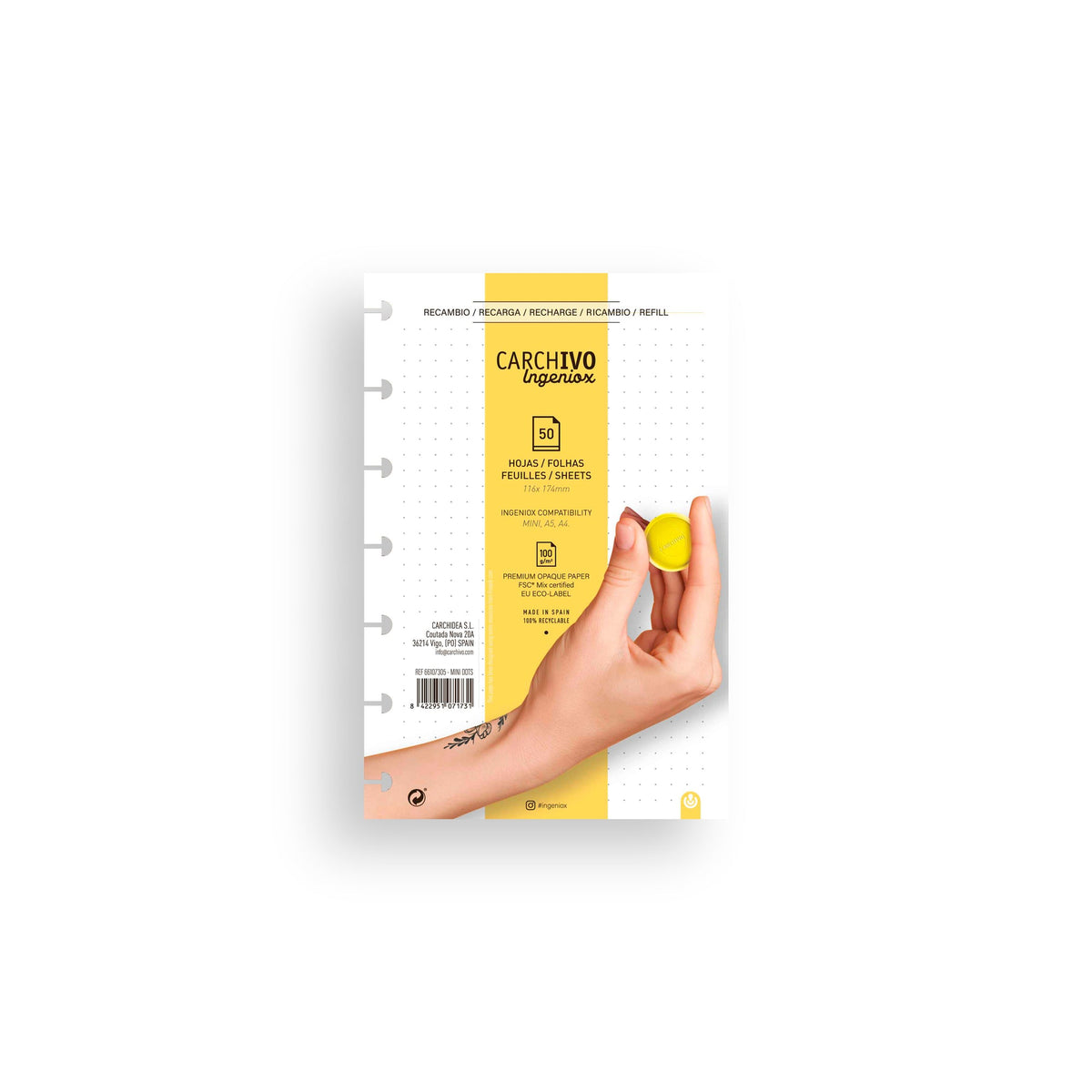 Carchivo Ingeniox Notebook Refill