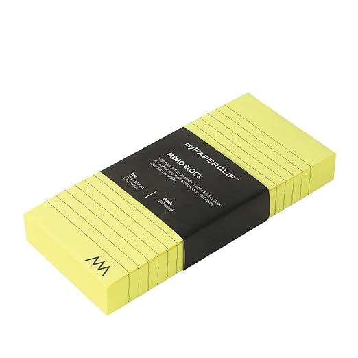 Mypaperclip Top Glued Memo Block