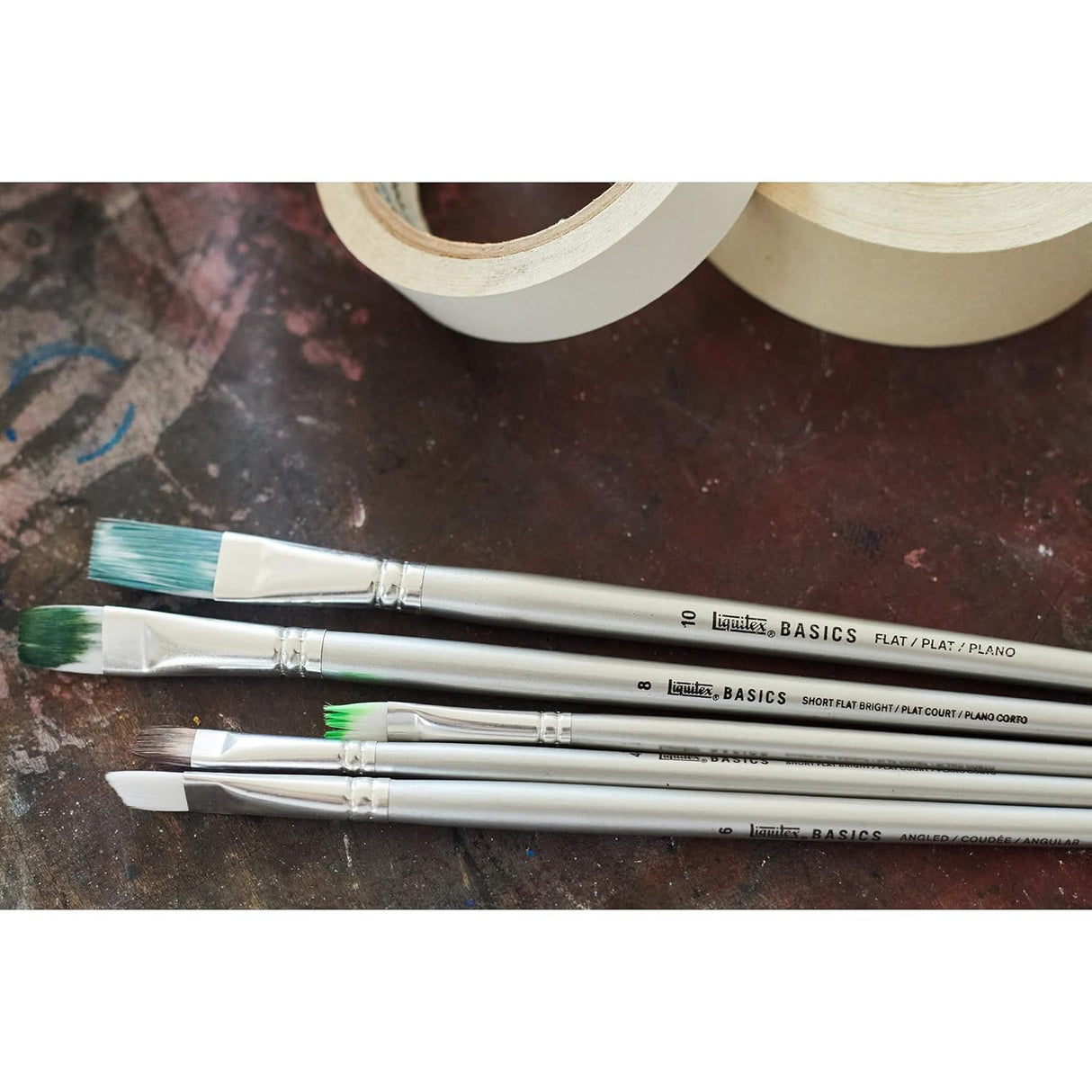 Liquitex Basics Paint Brush Long-Handle - Pack of 5