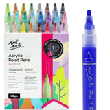Mont Marte Acrylic Paint Pens Broad Tip  48pc