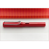 Lamy AL-star Special Edition Glossy Red Fountain Pen Set with Notebook